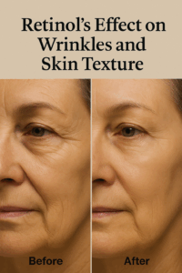 Retinol before and after use